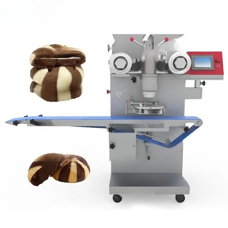 Customize New Easy Operation Automatic Cookie Stamping Encrusting Machine with Food Grade Stainless Steel and High Capacity