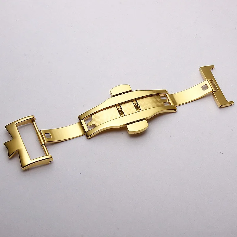 Watch Clasp For Vc Constantin Vacheron ConstantinWatch Strap Buckles  18mm Silvery Needle Buckle Double Press Butterfly Buckle