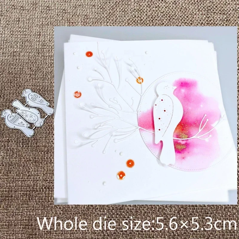 

Набор металлических вырубных форм XLDesign Craft (3 шт.) для декора с птицами, для скрапбукинга, вырезания из бумаги, карточек, тиснения