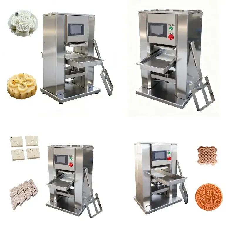 Semi-automatic Sugar Cube Forming Machine Multi-grain Biscuit Making Machine Mini Mung Bean Cake Maker for Home Use