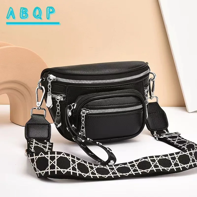 

ABQP New Women's Waist Bag Fashionable Women's Messenger Bag Large Capacity Multi-compartment Fashionable Shoulder Messenger Bag