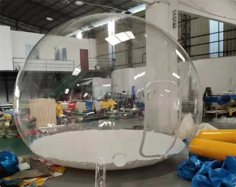 Outdoor Clear Inflatable Bubble Dome Tent, 3M Diameter, Hotel Factory Transparent House Tent