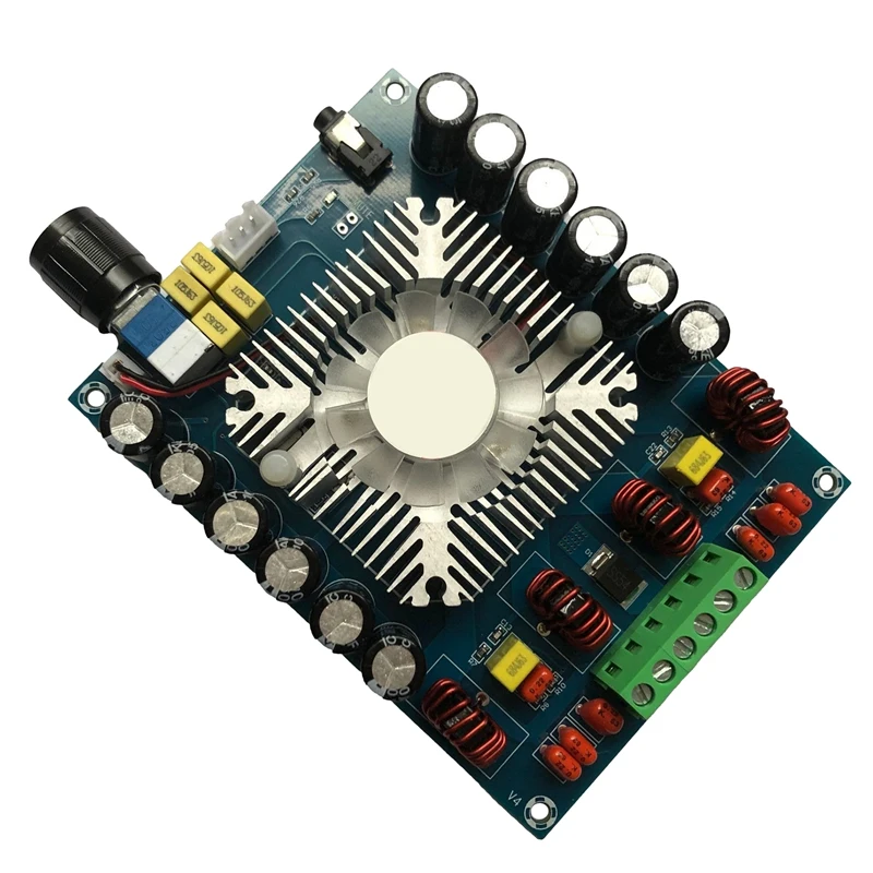 XH-A373 Car Power Amplifier Board TDA7850H 4X50W High Power Bluetooth 5.0 Analog Circuit BTL Audio Power Amplifier Board