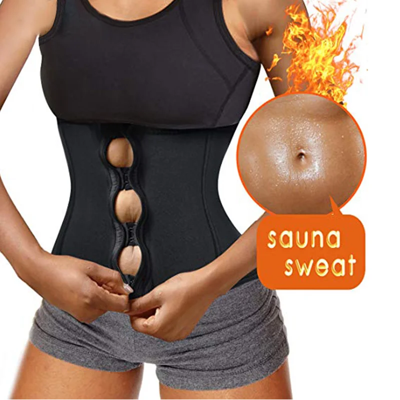 Damen Taillentrainer Korsett-Gürtel Modellierende Riemen Former Gewichtsverlust Fettverbrennung Sport-Gürtel Schweiß-Trimmer Workout Cincher