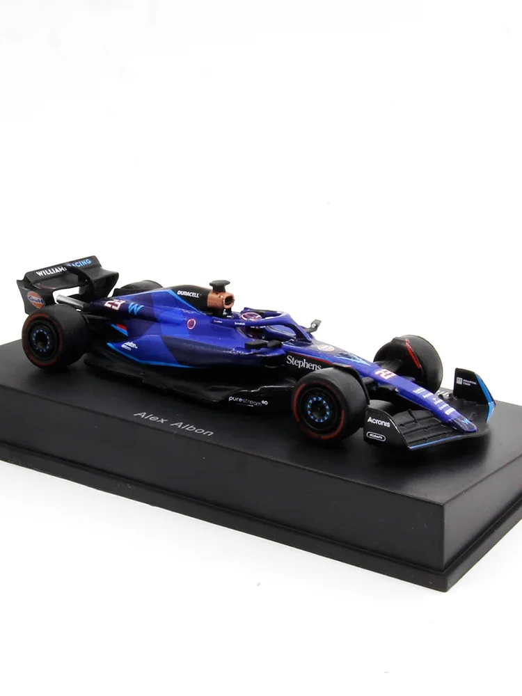 SPARK 1/64 Williams FW45 F1 Grand Prix 2023. Model ze stopu. Kolekcja zabawek dekoracyjnych dla dzieci, prezenty świąteczne dla przyjaciół.