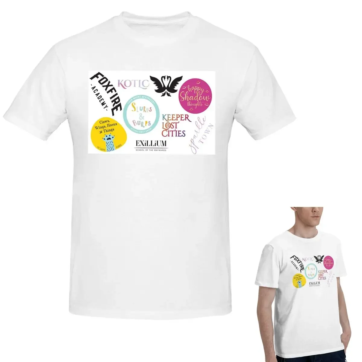100% Cotton Keeper Of The Lost Cities T-Shirt Men's Classic Oversized T Shirt Men O-Neck Summer Shirts Tops S-6XL