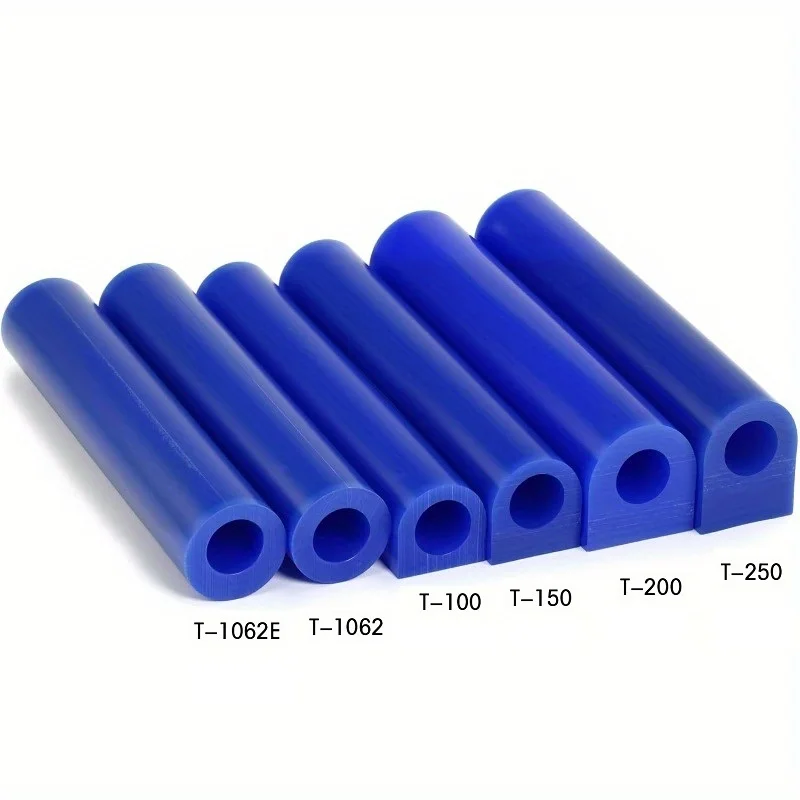 6Pcs Blue Hollow Ring Wax Tubes, Jewelry Casting Wax Blank for Wax Pattern Making, Carving Material for DIY Rings and Crafts