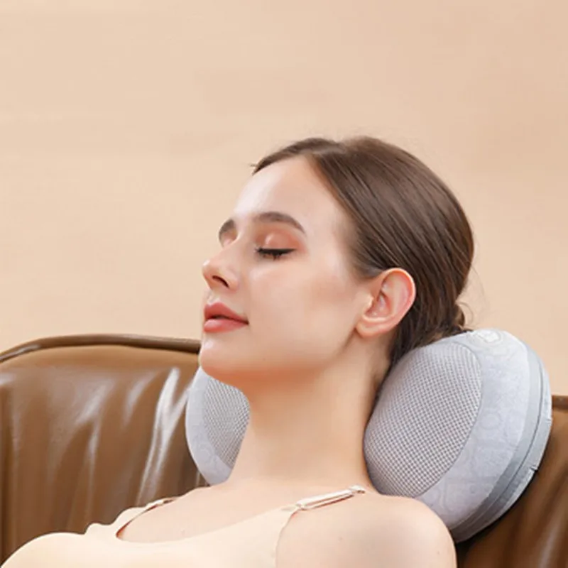 New charging massage pillow vehicle amphibious shoulder neck massager electric back waist pillows general utility