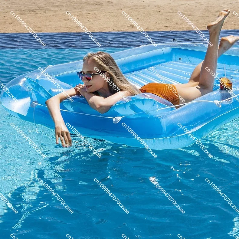 

Inflatable Tanning Pool Float Swimming Pool Inflatable Tub Lounger Mattress