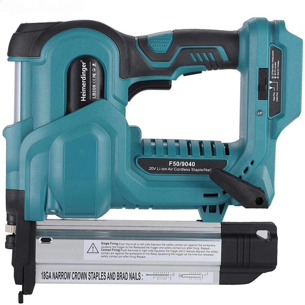 Stapler Gun Compatible with Makita Battery,2 Mode with 500 Staples