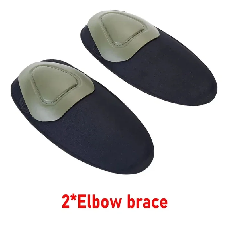 Tactical Protective Knee & Elbow Pads, Outdoor Camouflage Gear, Hunting Insert Type Soft Pad for Military Combat Use