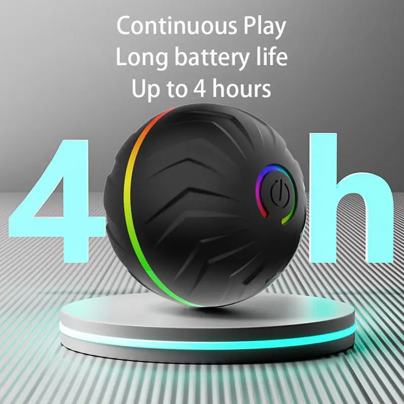 Interactive Dog Toy Ball Automatic Interactive Toy Pet Toy Ball USB Rechargeable Ball Thrower For Dogs Dog Enrichment Toys Pet image 3