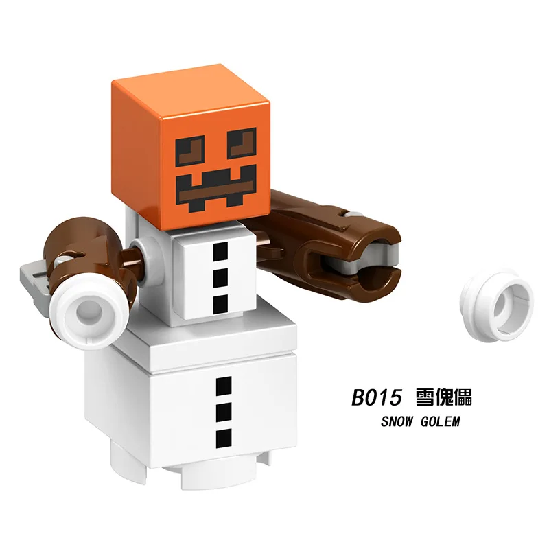 MineCrafts Steve Alex Iron Golem mini Figure Model Toys MC Figure Cartoon Herobrine Figure MineCrafts Figure For Children Gifts