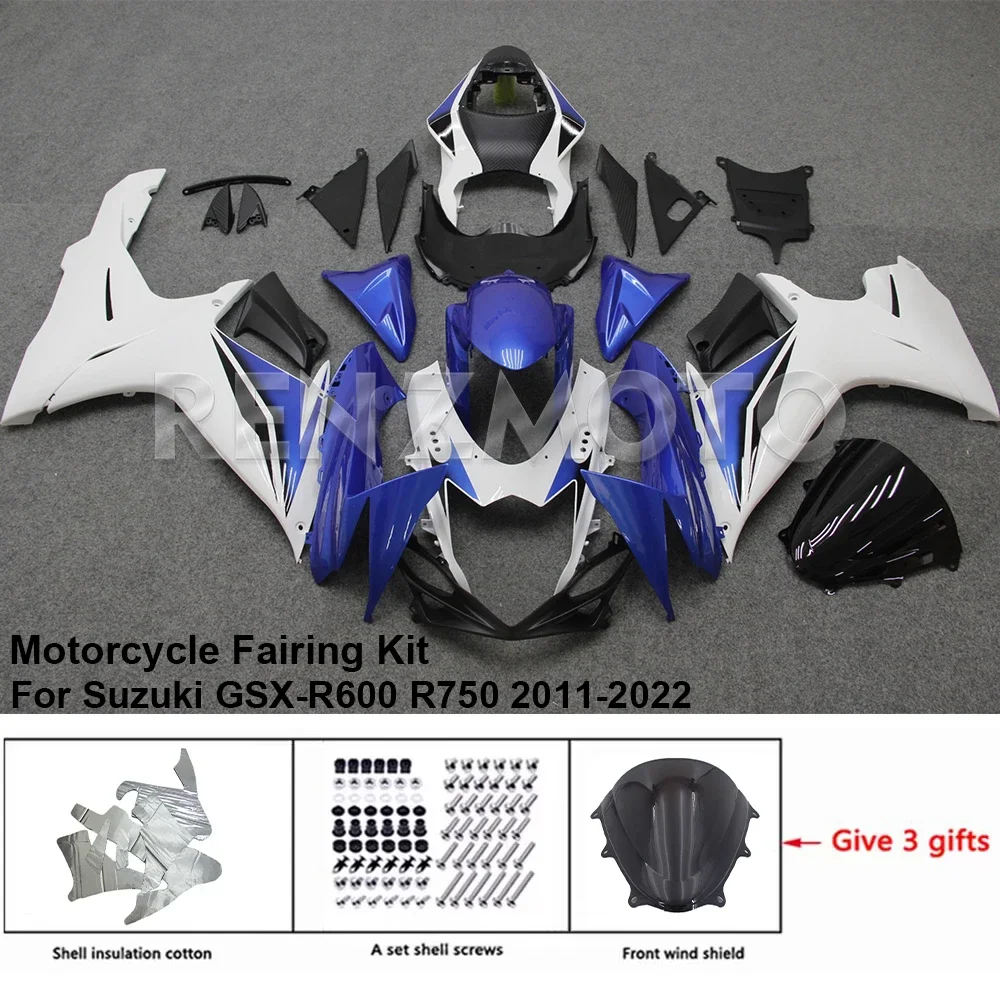 For SUZUKI GSXR 600 750 GSXR750 11-23 Motorcycle Fairing Set Body Kit decoration Plastic Guard Plate Gsxr 600 k11 fairing