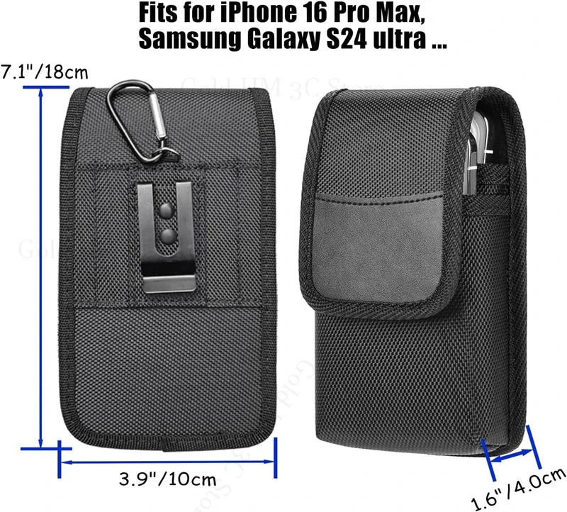 

Oxford Cloth Leather Phone Case For ZTE nubia Red Magic 11 10 9 Pro Plus Waist Bag Belt Cover Pouch Red Magic 10 Air 9S Pro Plus