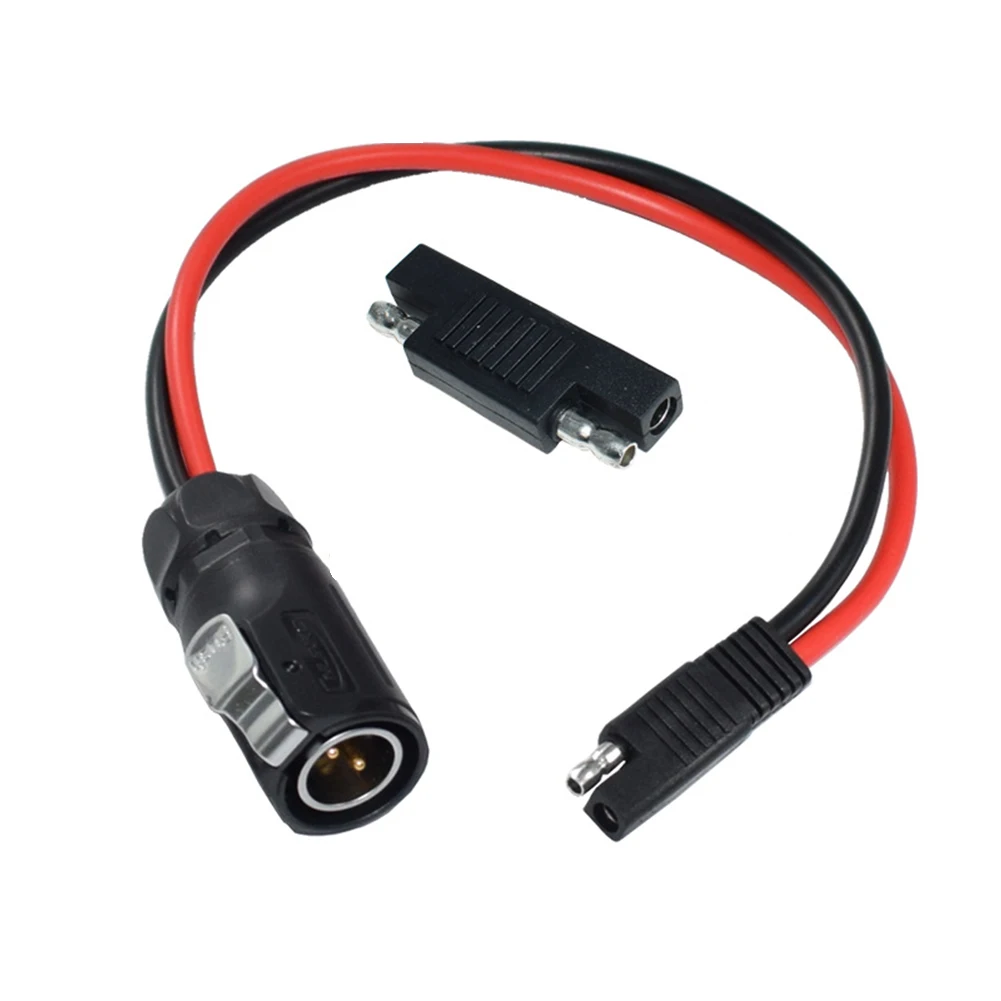 

2 Pin Circular 10AWG Furion Solar Panel Plug To SAE Connector W/ Reverse Adapter Wire Cable Connectors Electrical Equipment Tool