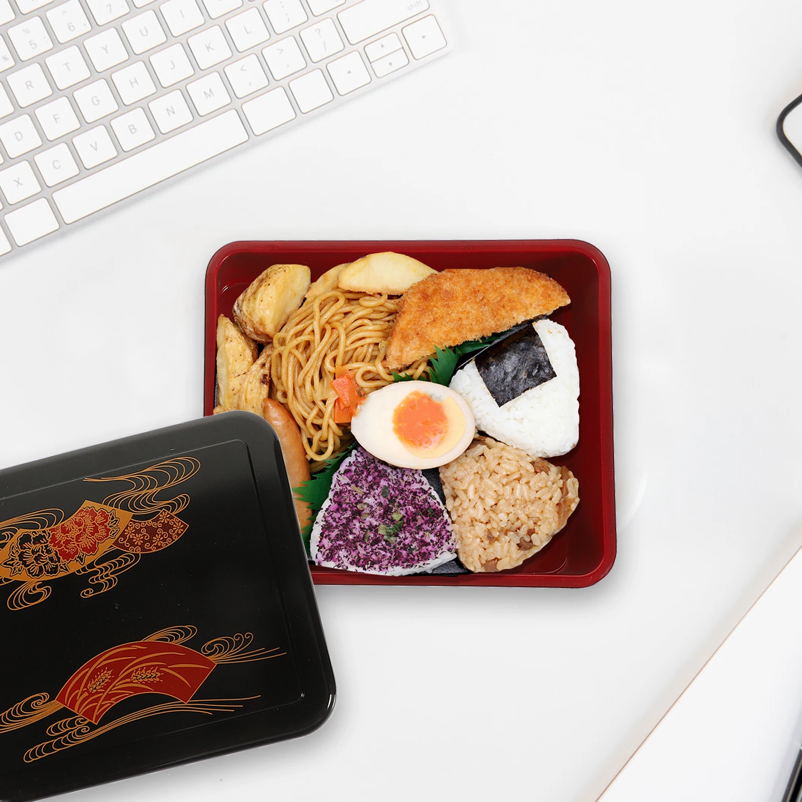 

1Pcs Acrylic Lunch Box Large Capacity Portable Reusable Food Container for Meal Prep Work School Picnic Lunch