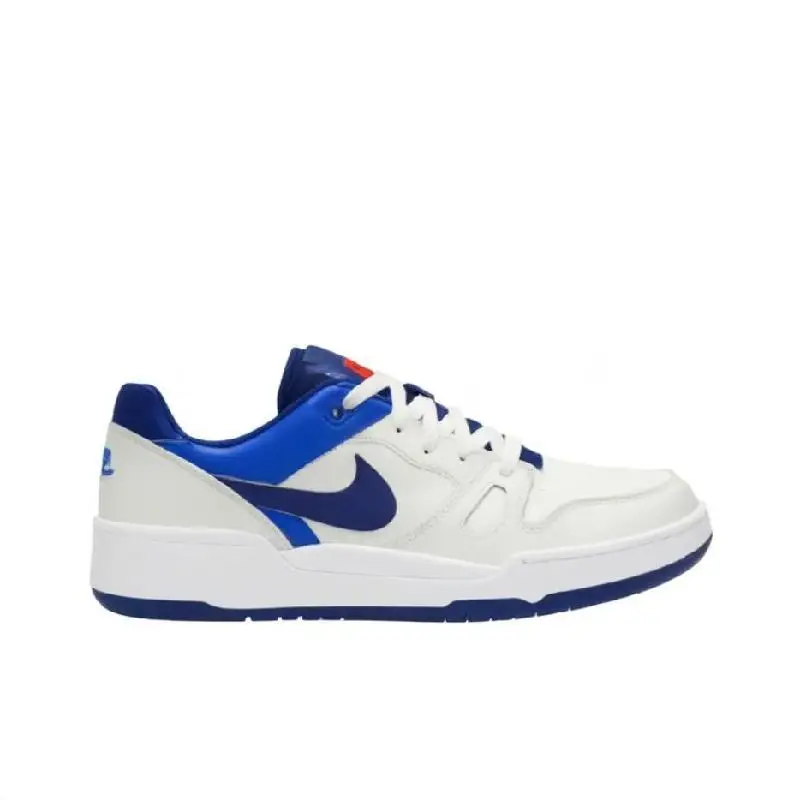 Zapatillas Nike Nike Full Force Skateboarding para hombre, zapatillas bajas blancas/azules, FB1362-104