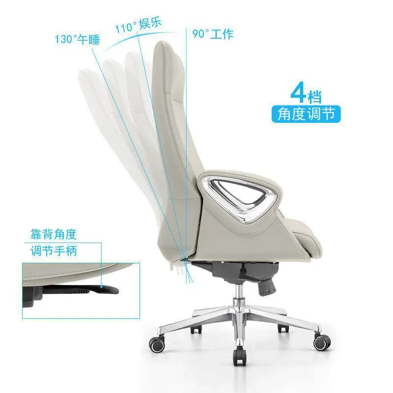 Ergonomic Office Chair High Back Reclining Executive Desk Chair with Lumbar Support Adjustable Height Swivel Computer Gaming view 3