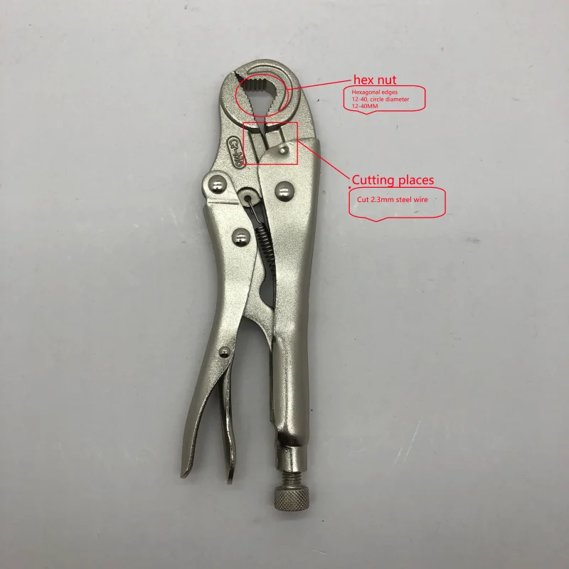 Vise Grip Eagle Nose Verriegelungszange Hochleistungs-Handwerkzeug zum Abisolieren von Kabeln für Auto, Wohnmobil und Elektronik-Reparatur – Detail 1