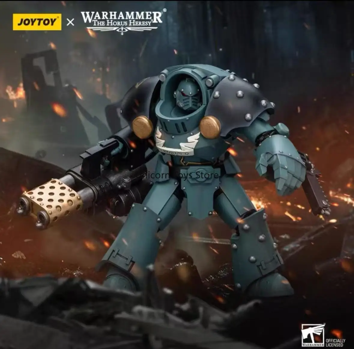

В наличии JOYTOY Dark Source 40K Horus's Son of Underworld Модель Терминатора Игрушки