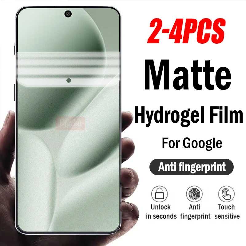 

2-4Piece Easy-Installation Matte Hydrogel Film for Google Pixel 10 9 Pro XL Screen Protector for Pixel 9a 8a 8 7 6 Pro Not Glass