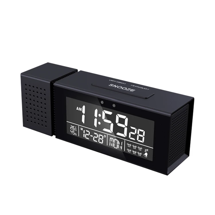 

Hot new products china suppliers Black smart alarm Digital alarm clock night light digital Alarm clock table