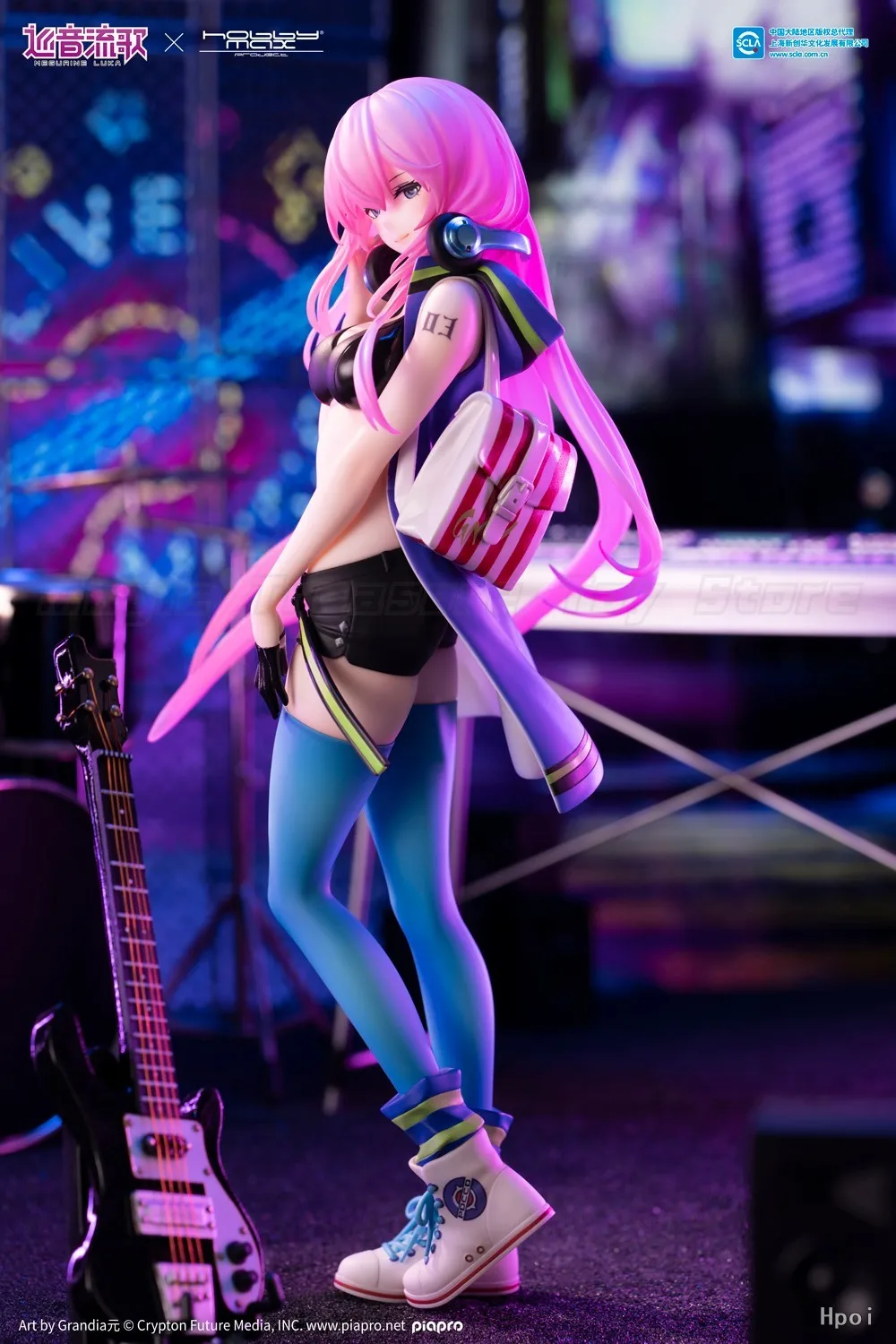 【البيع المسبق】هدايا زينة أصلية من HobbyMax Megurine Luka Trendy Street
