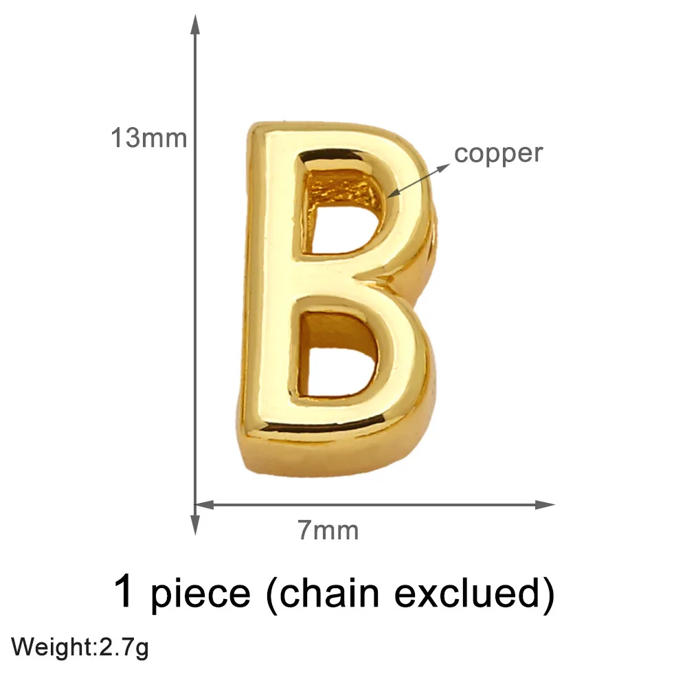 Novo 26 carta pulseira diy balão de ouro bolha letras pingente para diy casal pulseira colar jóias fazendo presente natal