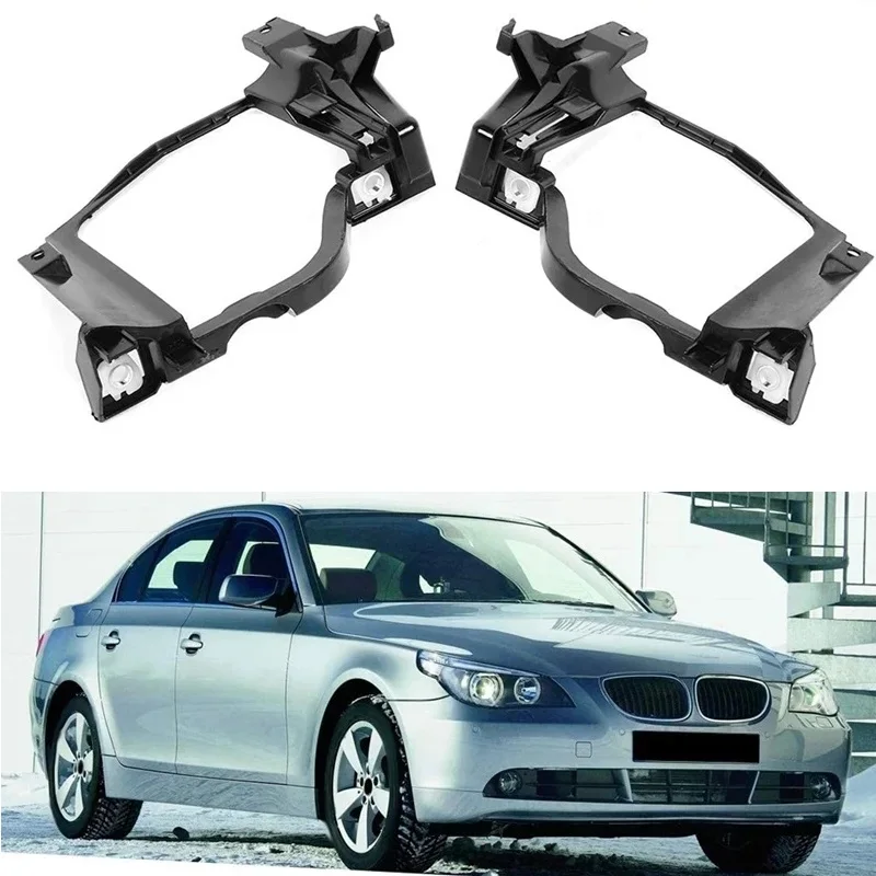 Fit For BMW 5 Series E60 E61 525I 528Xi 530I Car Headlight Mounting Brackets Interior Accessories 63126936089 & 63126936090