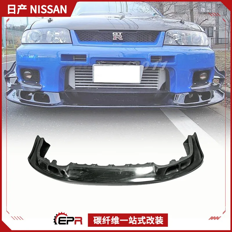 

EPR Подходит для модификации Nissan Skyline R33 GTR, передняя лопата из углеродного волокна, небольшой окружающий передний подбородок AS