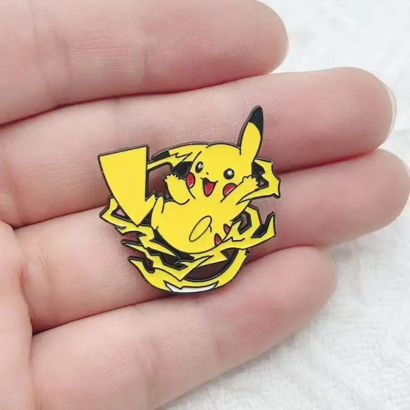 8pcs alloy drip oil cartoon baby peripheral brooch badge, the best choice for gifts view 2
