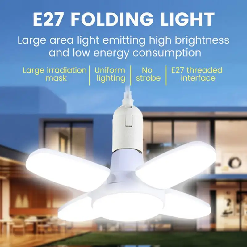 Lámpara LED de garaje, iluminación de techo LED brillante para tienda, techo de Granero, lámpara de pared LED creativa para sótano, taller de granero y ático