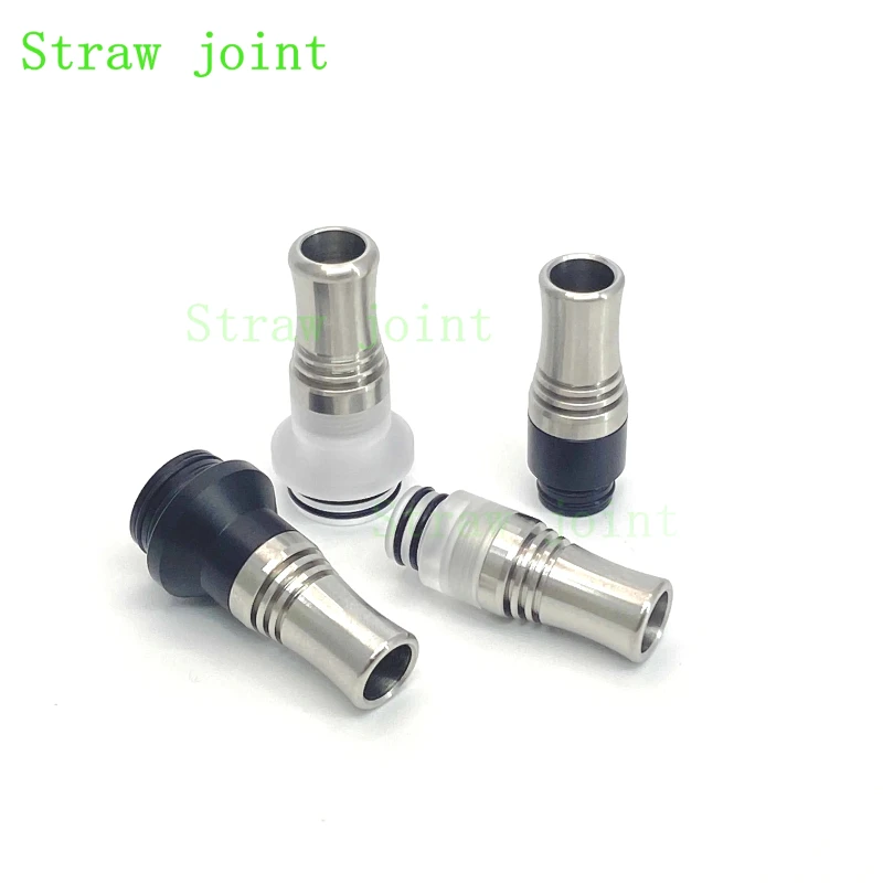 

1 шт. 510 810 капельный наконечник 9 отверстий из помпона из нержавеющей стали, акриловое длинное соломенное соединение