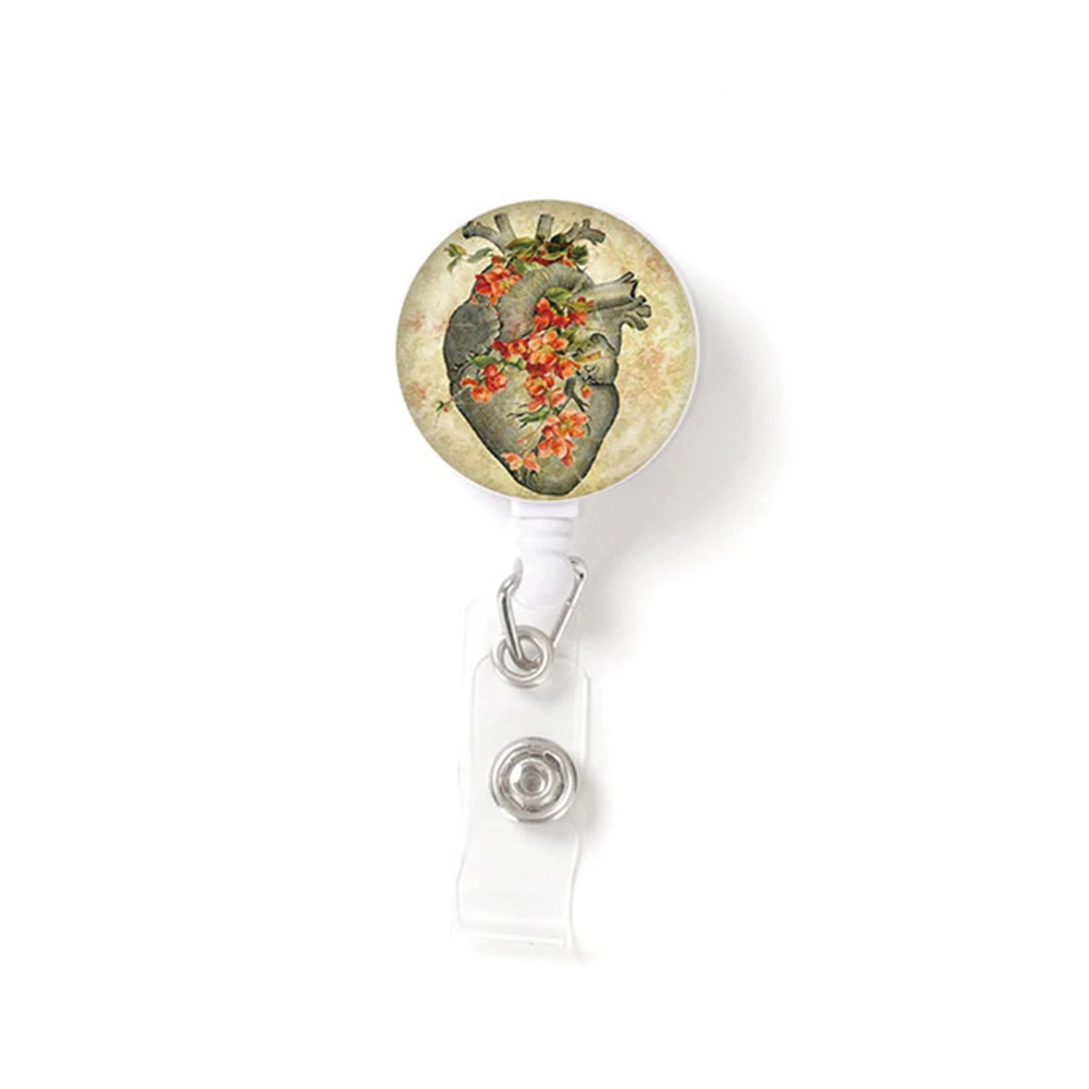 

Badge Holder Clip Name Tag Holder Name Card Holder Card Holder Clip Key Chain Retractable Badge Nurse Doctor ID Badge Holder