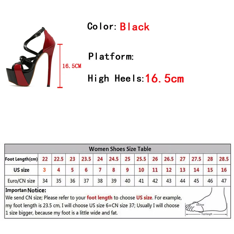 Sexy Peep Toe 16.5CM Extreme High Heels Women\'s Sandals Party Wedding Banquet Stiletto Shoes Fashion Buckle Strap Platform Pumps