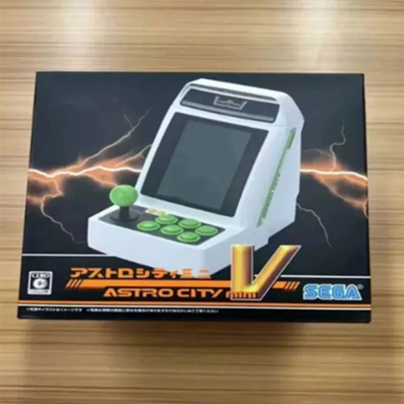 

For SEGA version of the arcade astro city mini V game console double nostalgic desktop decoration POW retro handheld game