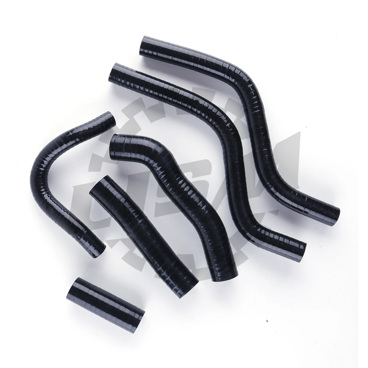 Silicone Radiator Coolant Hose Kit For 1988-1991 Honda CR250R CR 250 R 2-Stroke 1989 1990 6PCS 3PLY  Silicone Tube