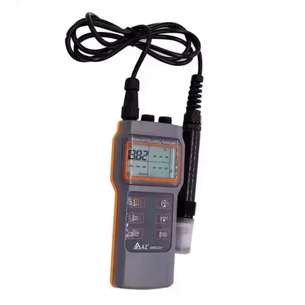 AZ86031 Water Quality Meter Tester Dissolved Oxygen Tester Meter Conductivity Salinity Temperature pH Meter Tester