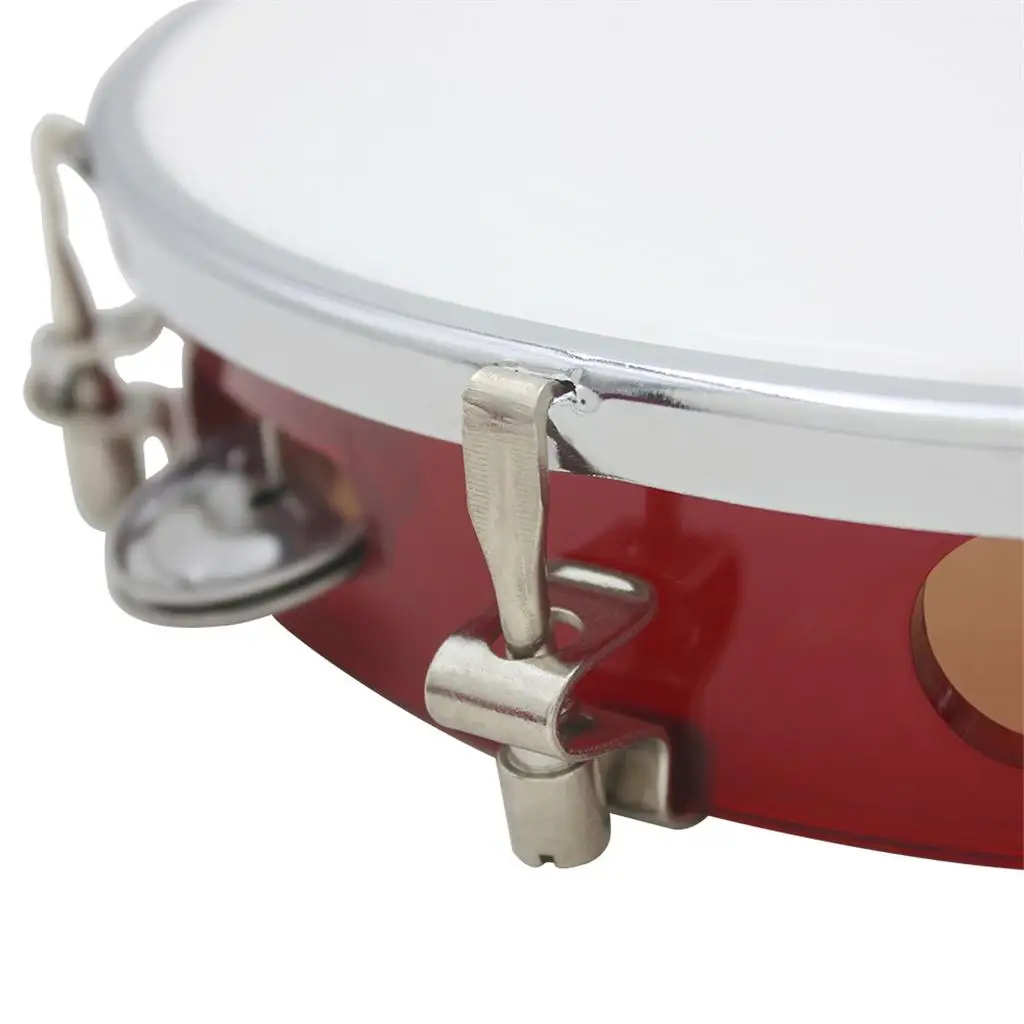 Panderetas de 10 pulgadas, percusión manual, iluminación musical para niños