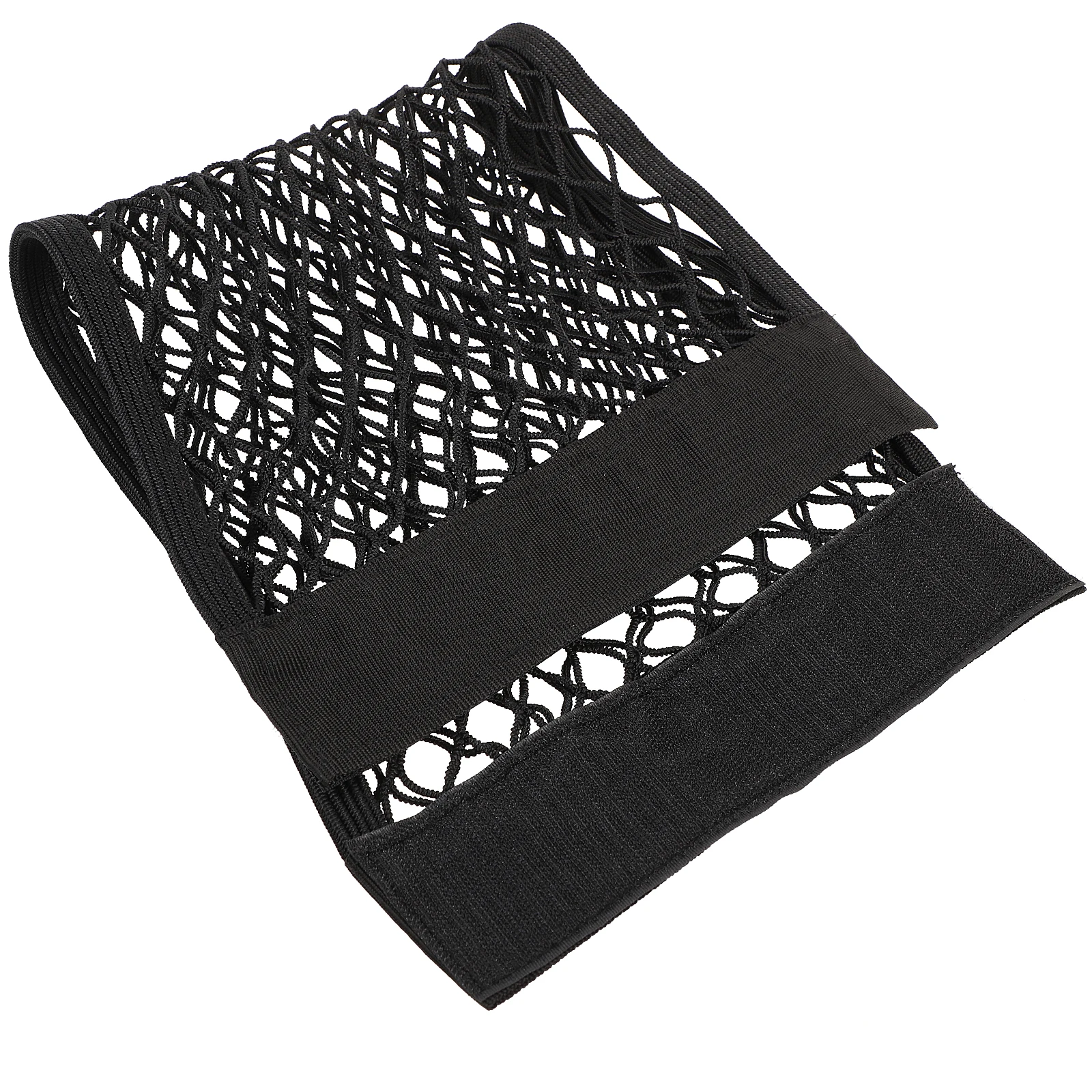 

2Pcs Car Storage Nets Black Stretch Mesh Organizers for Trunk Vehicle Cargo Cargo Net Organizer Organization