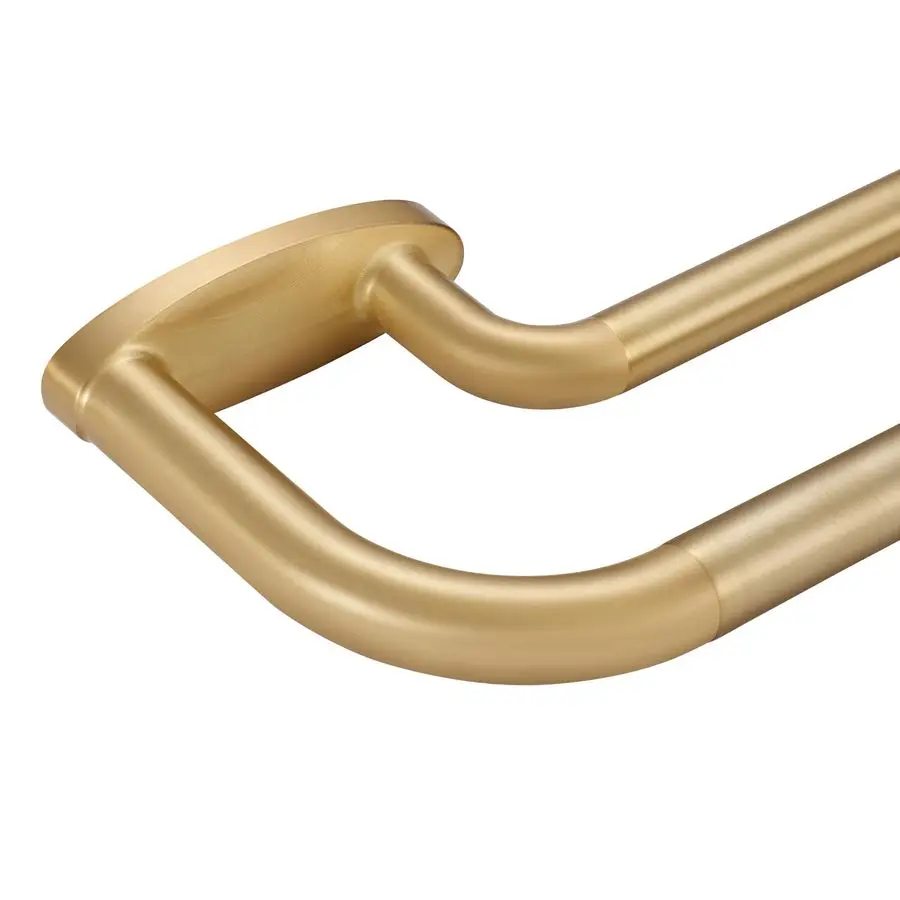 

Карнизы для штор цвета теплого золота, затемняющие, для штор длиной 72-144 дюйма, регулируемые, 3/4 дюйма спереди и 5/8 дюйма сзади, из качественного металла