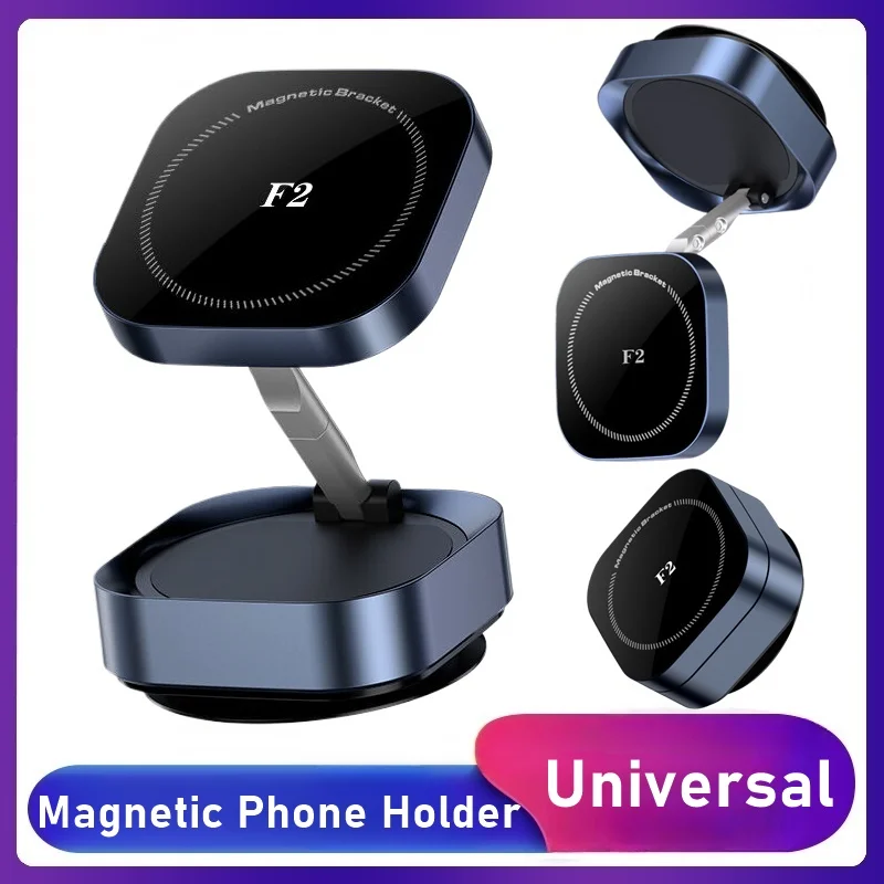 Vacuum Magnetic Phone Holder 360 Rotation Suction Cup In Car Mirro Gym Bath Shower Bracket for Iphone 16 15 14 13 12 11 Samsung