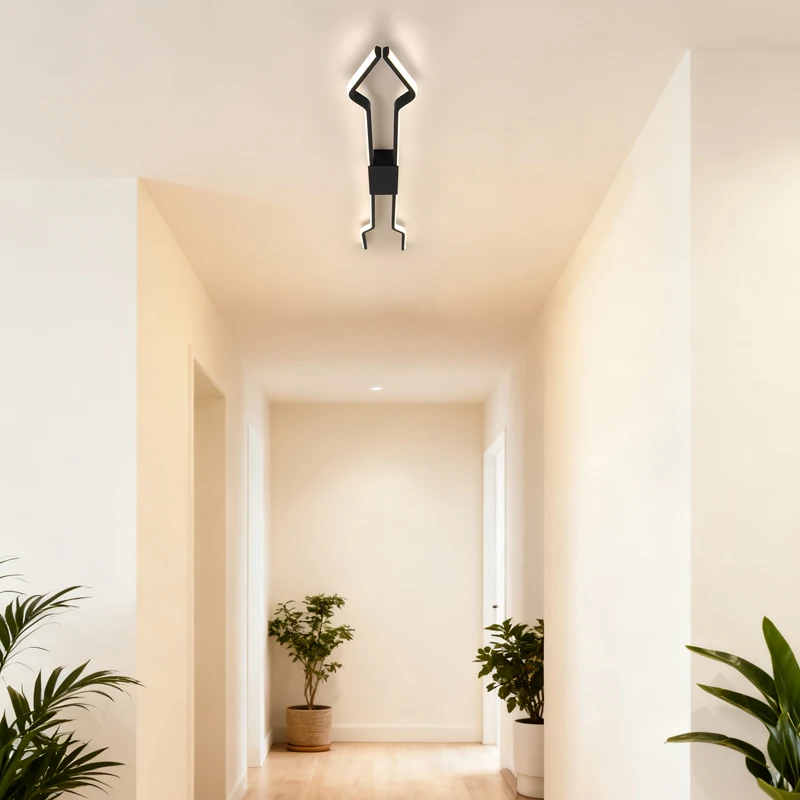 السهم ضوء السقف الحديثة داخلي LED مصباح الممر الدرج ضوء الاتجاه غرفة نوم غرفة المعيشة تركيبة إضاءة الزخرفية