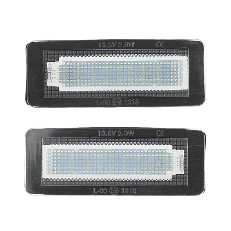 

Authentic 4X Car LED License Plate License Plate Light For Smart Fortwo W450 W451 W453