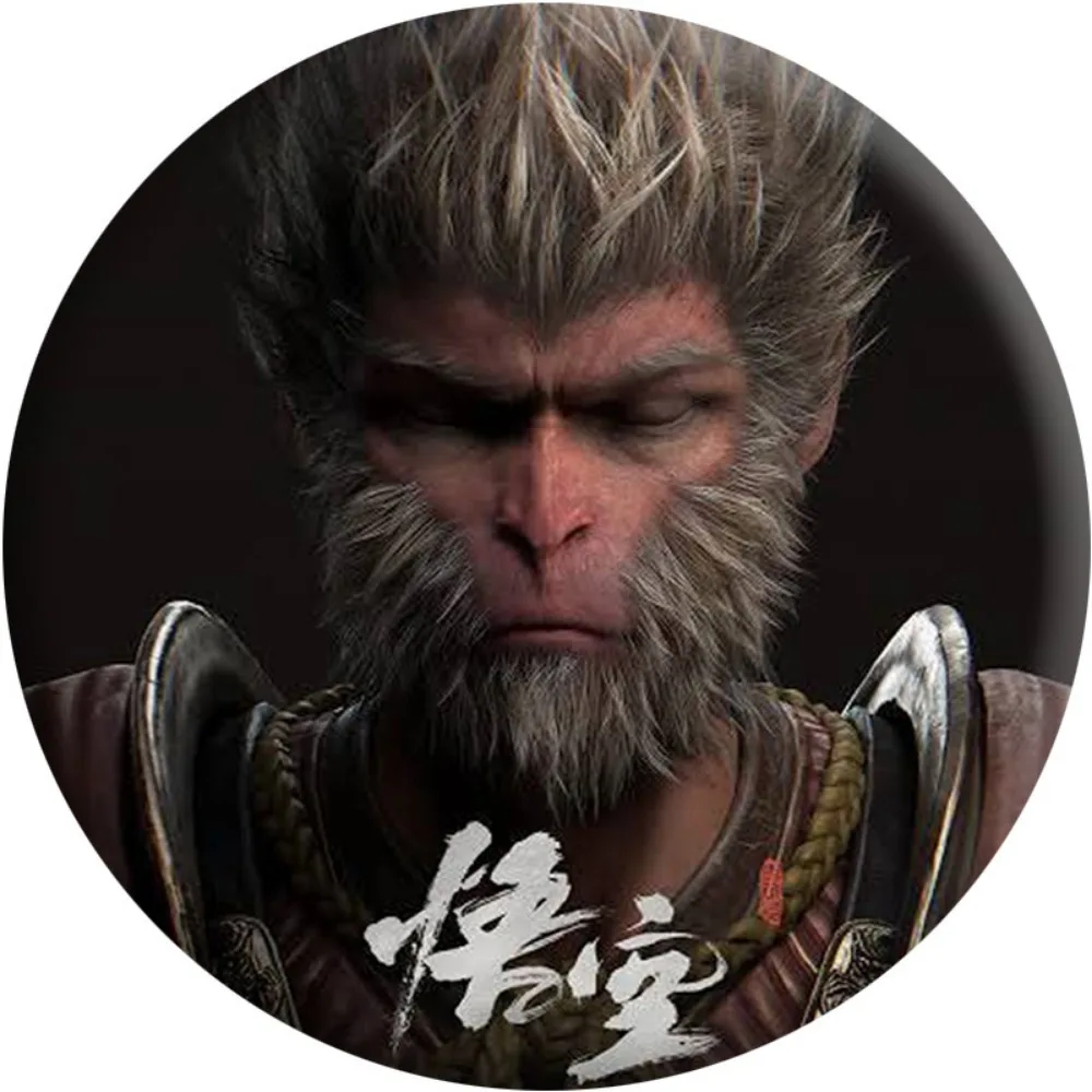 New Games Cosplay Black Myth Wukong Badges Brooch Pins for Hat