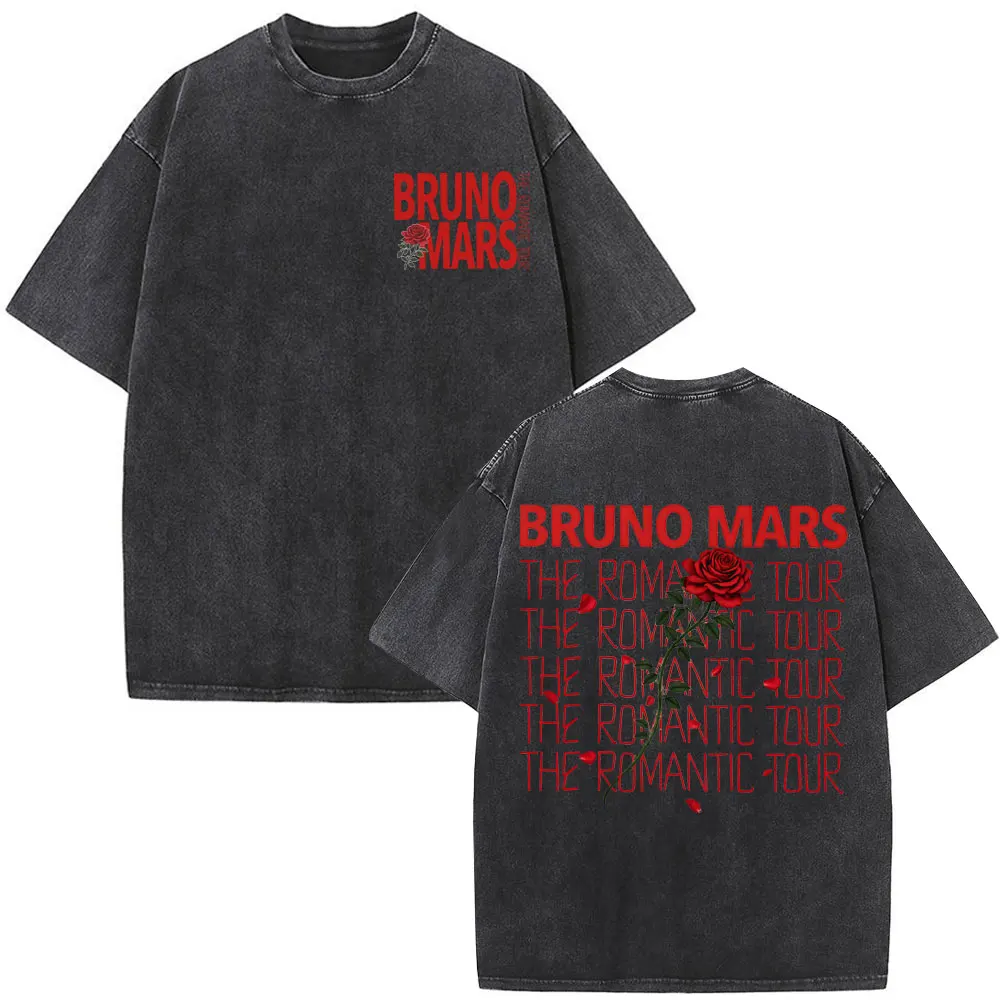 ブルーノ・マーズ ザ・ロマンティック・ツアー 2026 プリント Tシャツ