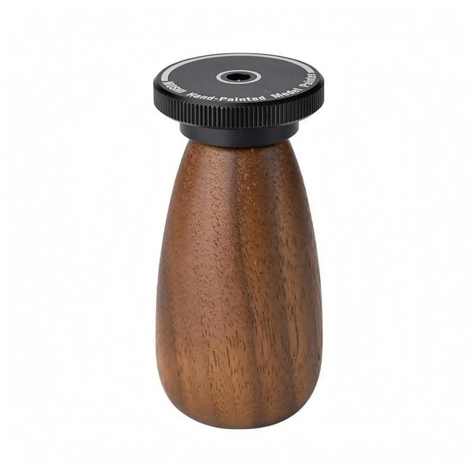 Model Painting Stand Wooden Handle Grip Painting Turntable Metal Bearing Detail
