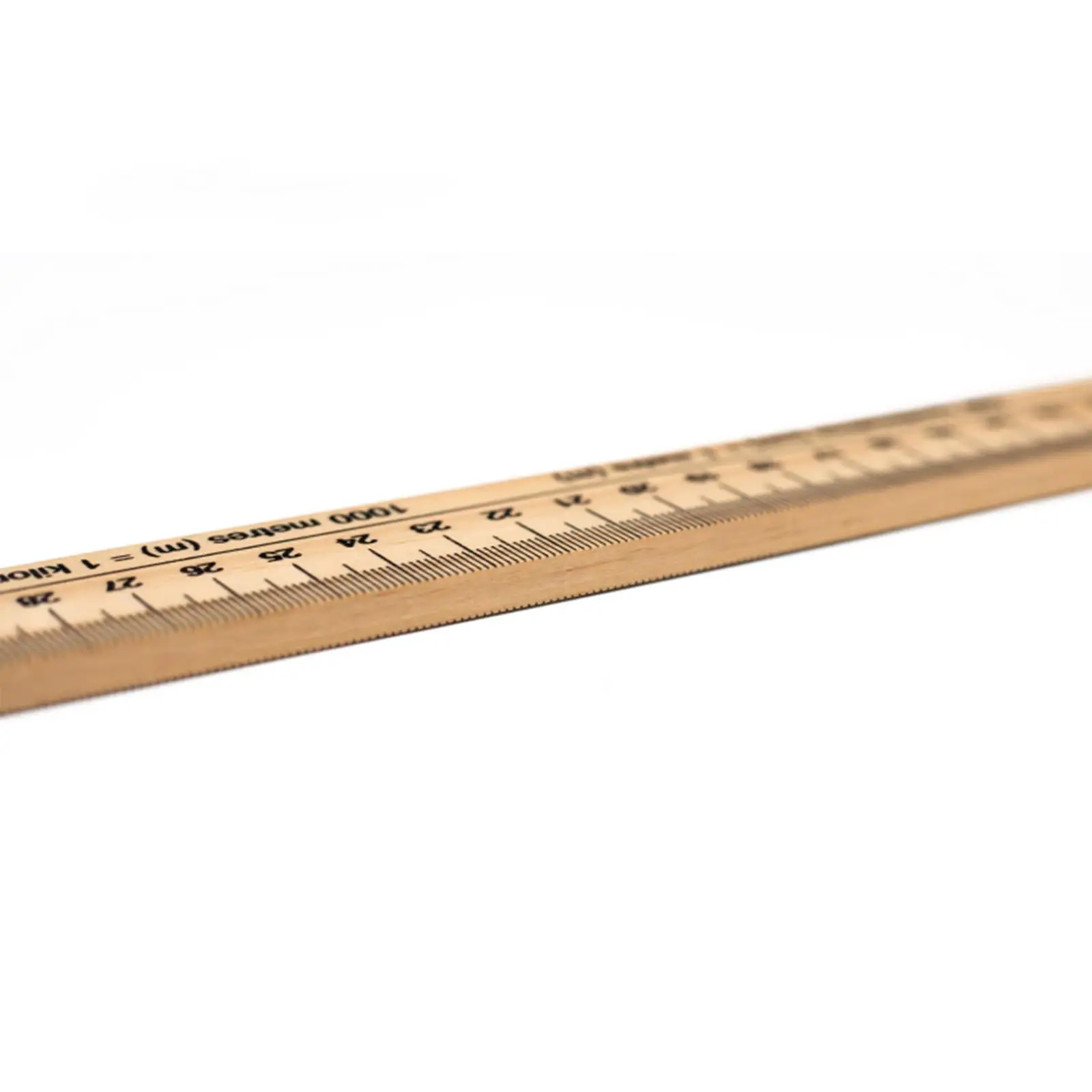 Premium Wooden Meter Stick Ruler - 1M Length for DIY Projects and Crafts