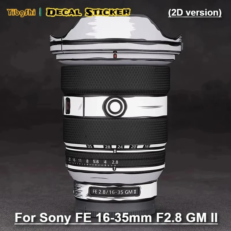 

Для Sony FE 16-35 мм F2.8 GM2 GM II 2D версия, наклейка на объектив камеры, виниловая пленка, пленка против царапин FE 16-35 2.8 GMII SEL1635GM2